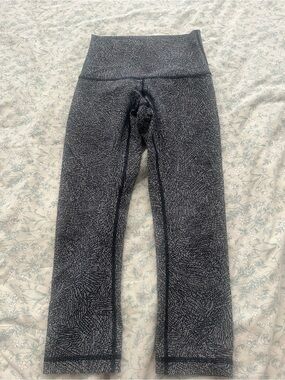 lululemon athletica Black & White Patterned High-Rise Leggings